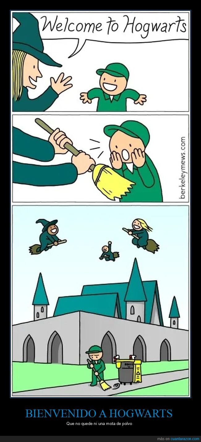 barrendero,escoba,harry potter,hogwarts