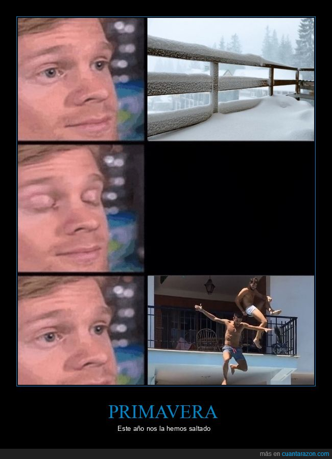 balconing,invierno,verano