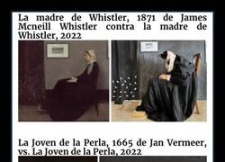 Enlace a Esta artista comenzó a recrear pinturas famosas junto a su perro durante la cuarentena, y siguen tras 2 años