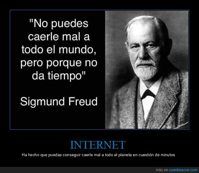 caer mal,freud,tiempo