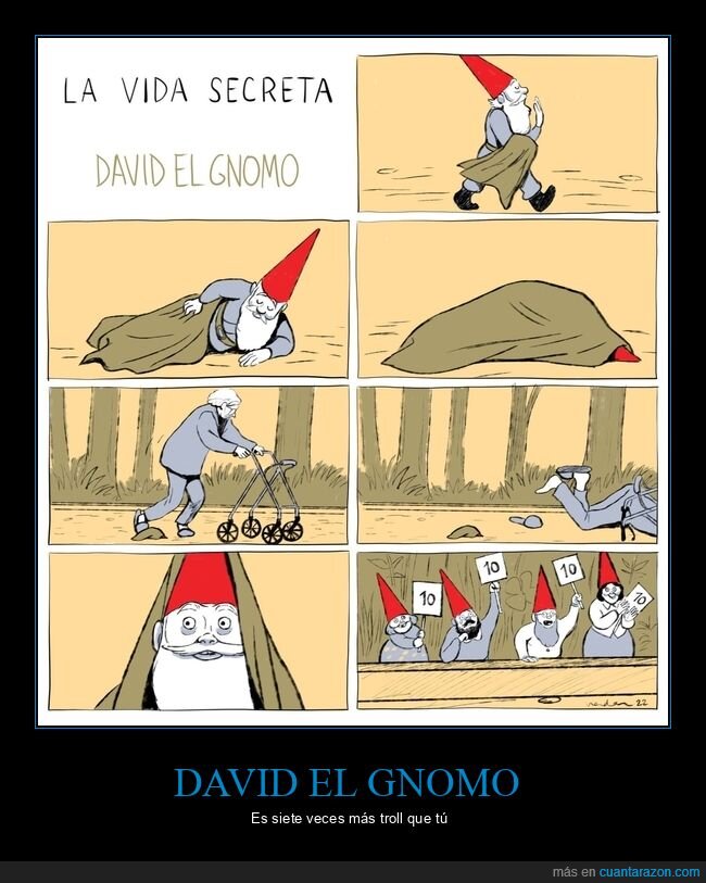 david el gnomo,piedra,troll