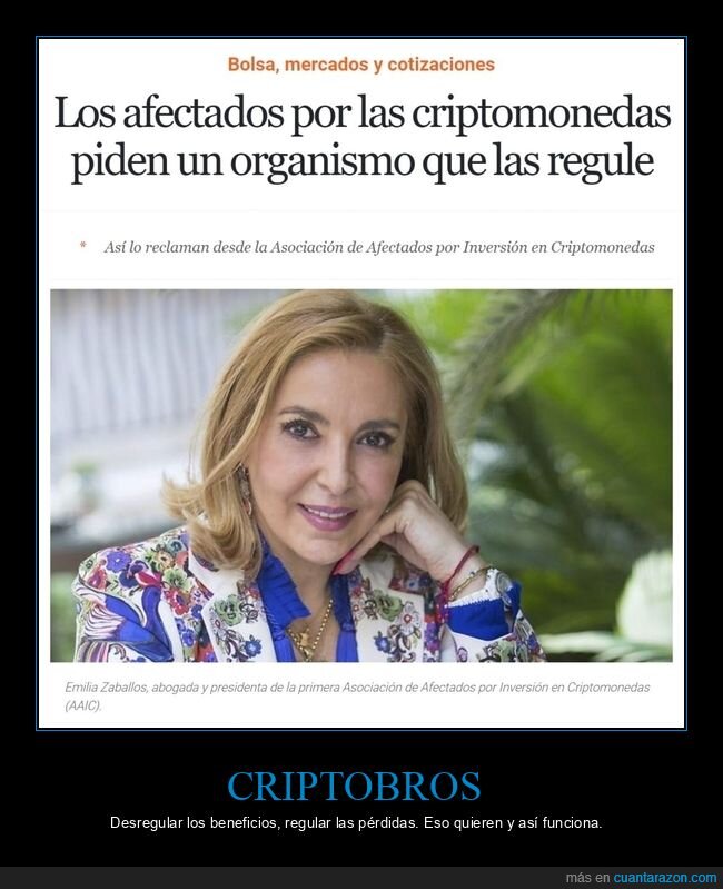 afectados,criptomonedas,organismo,regular