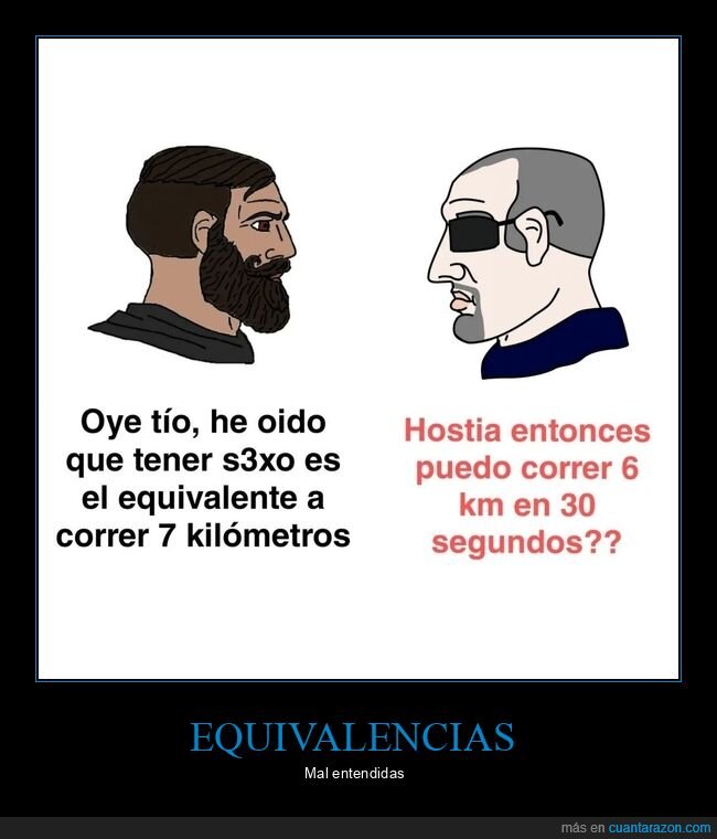 equivalente,correr,tiempo