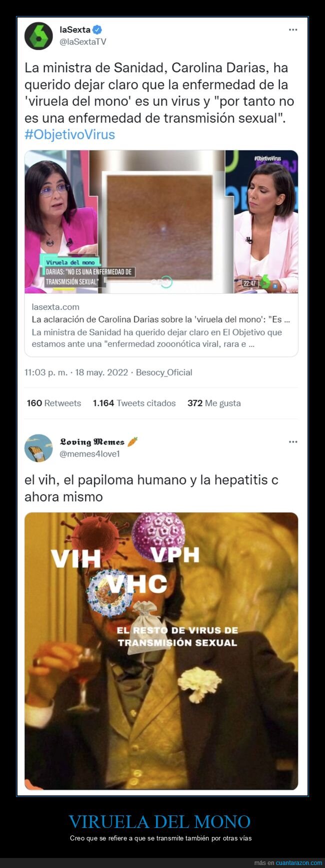 carolina darias,viruela del mono,enfermedad de transmisión sexual