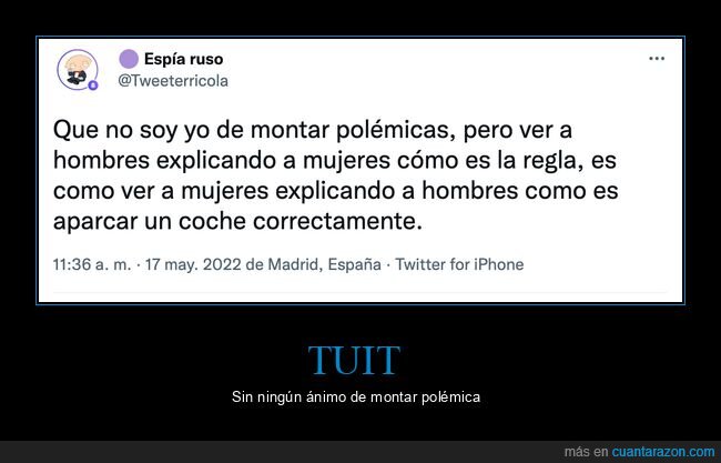 polémica,hombres,mujeres,regla,aparcar