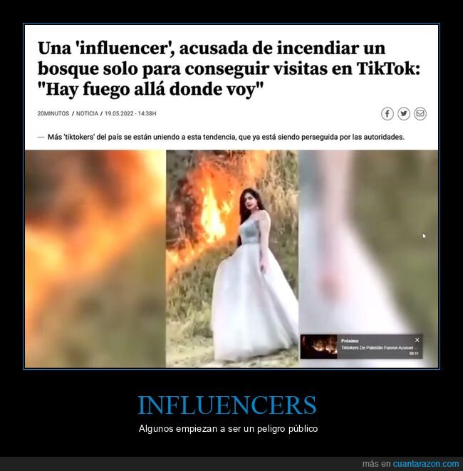 incendio,influencer,wtf