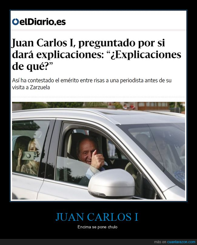 juan carlos i,explicaciones