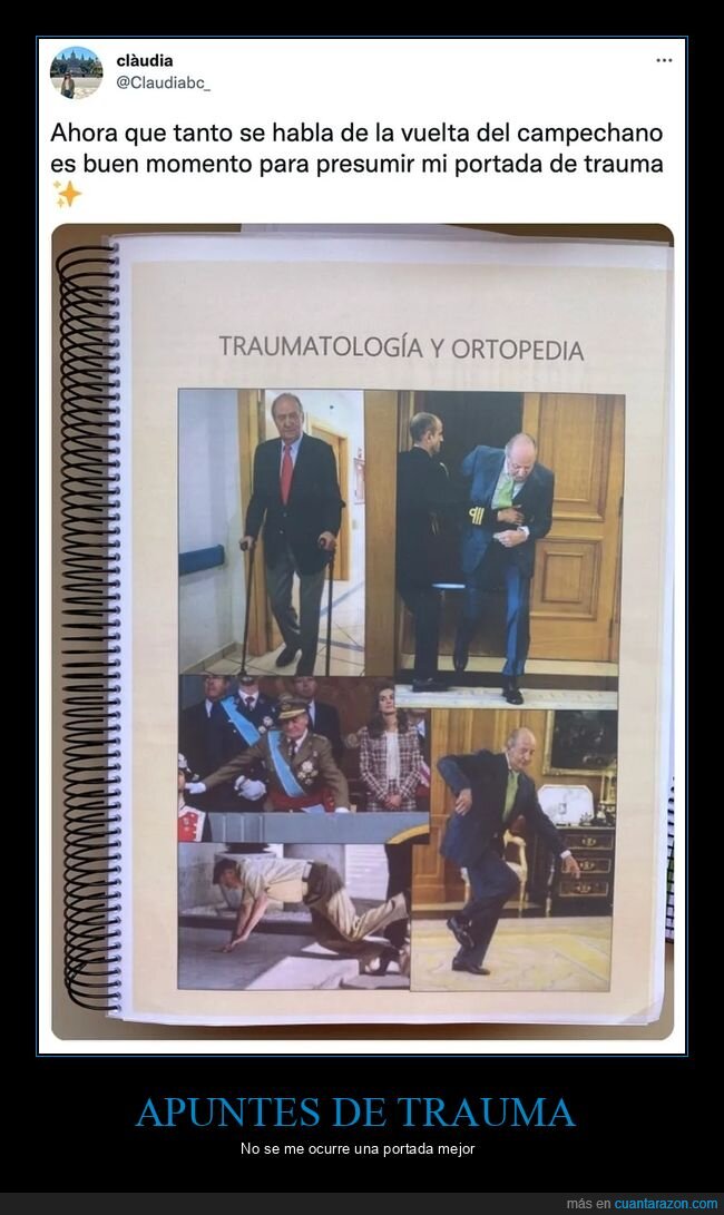 apuntes,trauma,juan carlos i