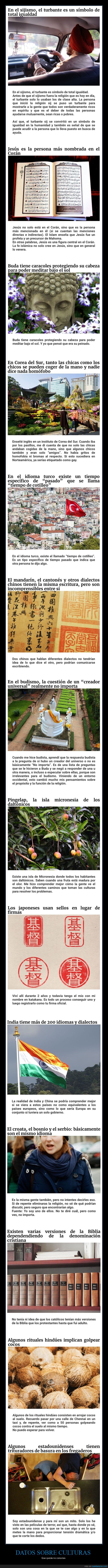 datos,culturas,curiosidades