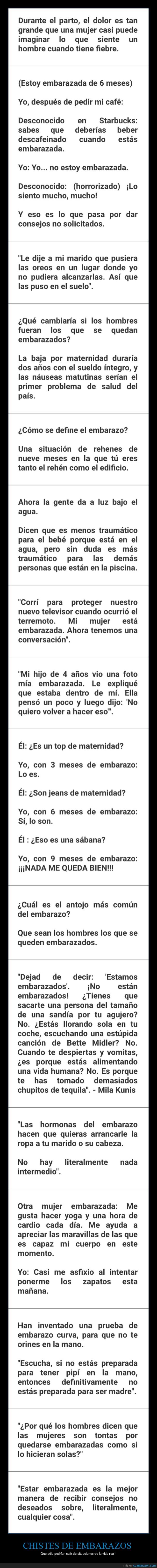 chistes,embarazos