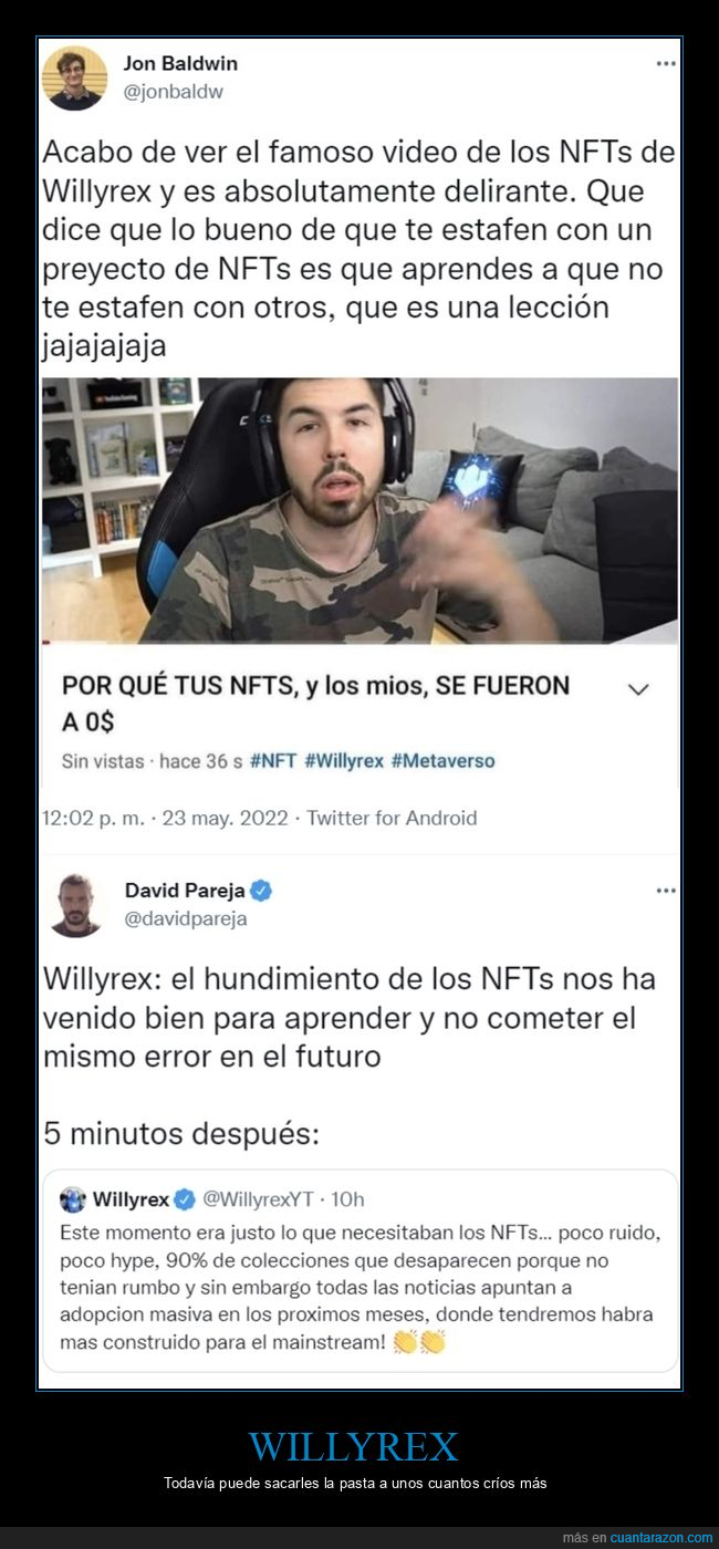 willyrex,nft,estafa