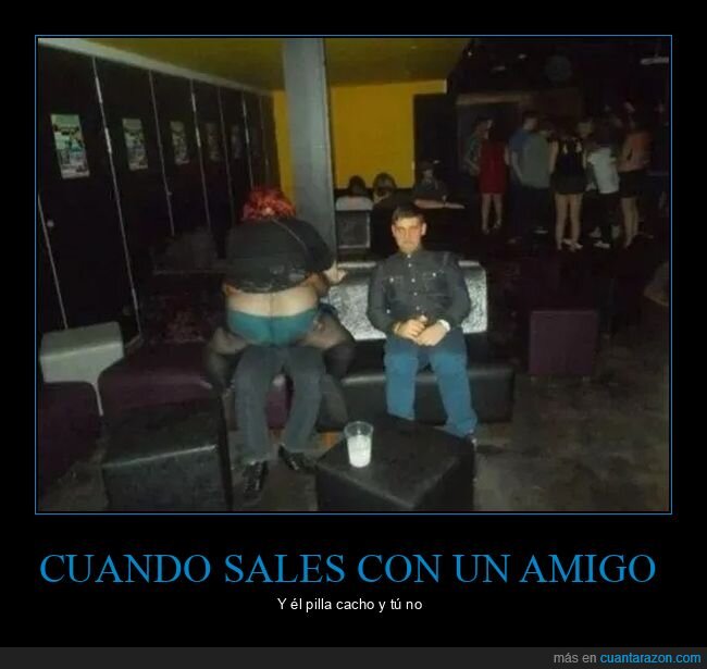 careto,discoteca,enrollándose,gorda