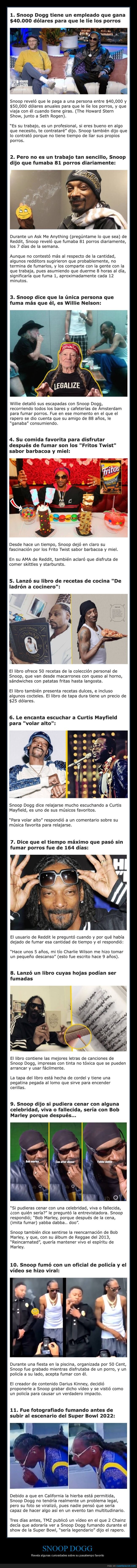 snoop dogg,curiosidades