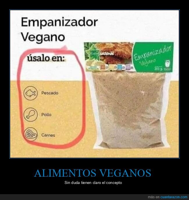 pan rallado,vegano,fails