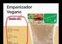 Enlace a Pan rallado vegano para empanar comida no vegana