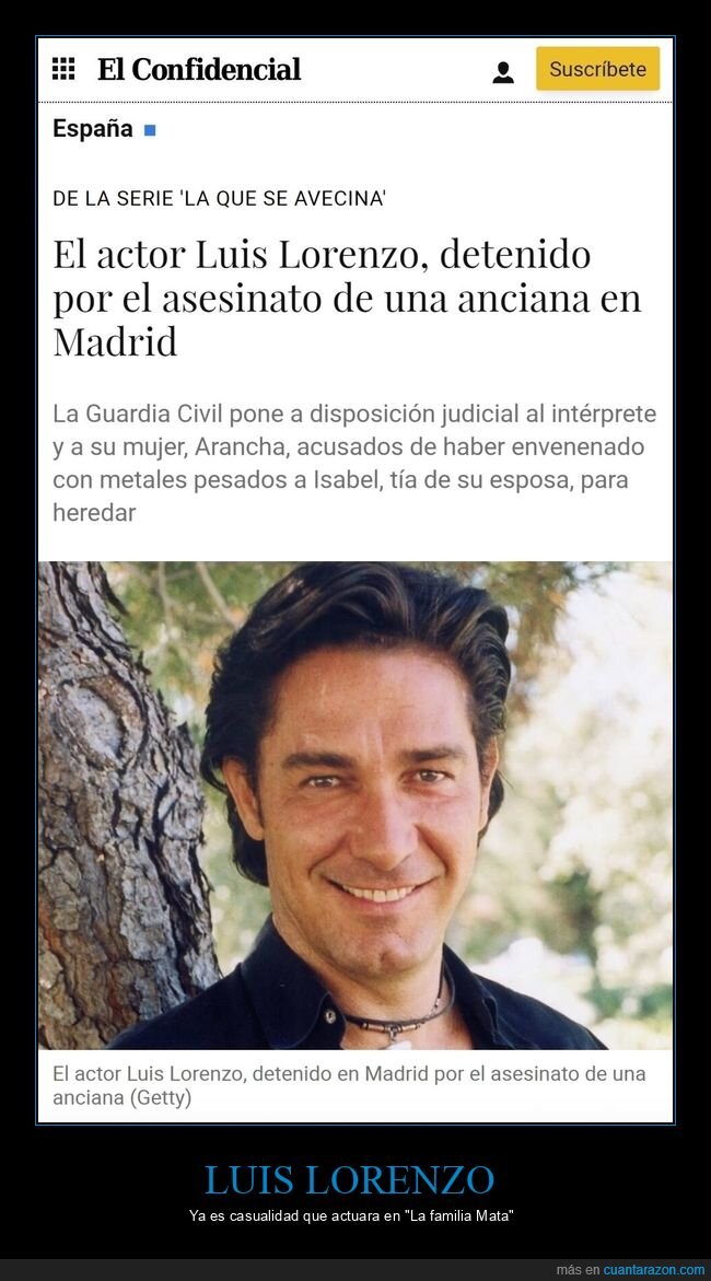 luis lorenzo,detenido,muerte,tía
