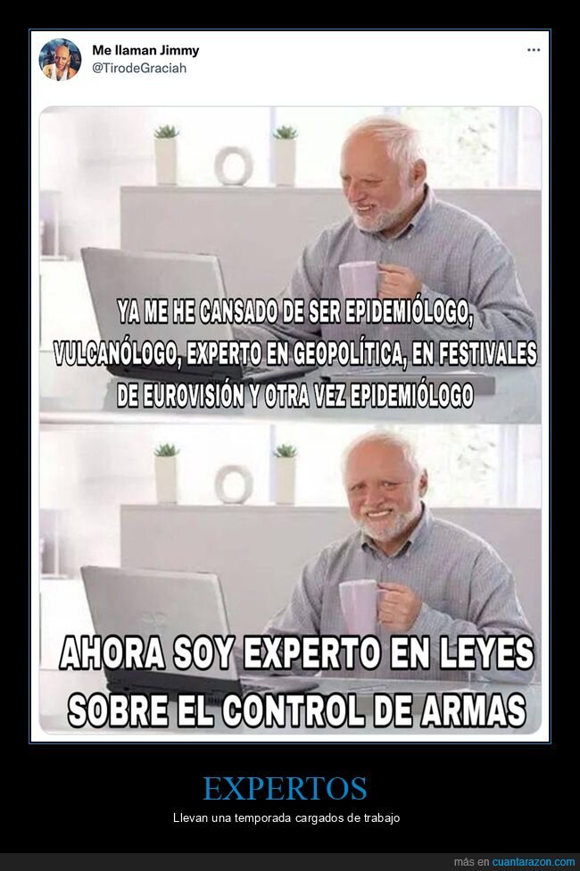 experto,armas,hide the pain harold