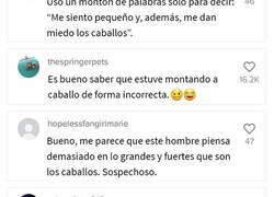 Enlace a Este hombre es ridiculizado por una Tiktoker después de hacer un hilo diciendo que las mujeres no deberían montar a caballo