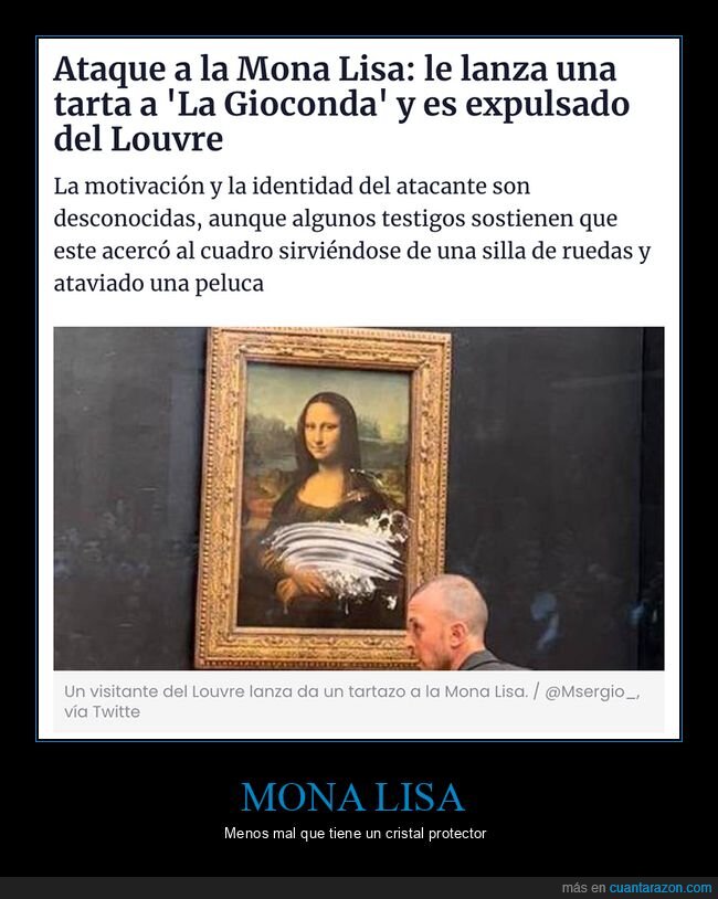 ataque,mona lisa,tarta