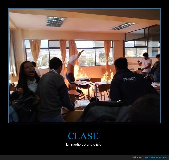 clase,fuego,incendio,wtf