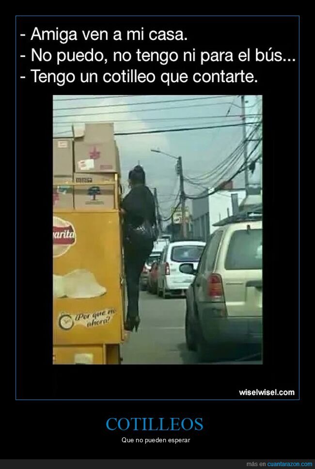 camión,cotilleo,señora,wtf