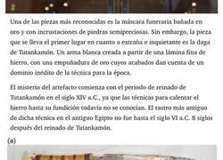Enlace a Solucionado el misterio de la daga de origen «extraterrestre» del rey Tutankamón.