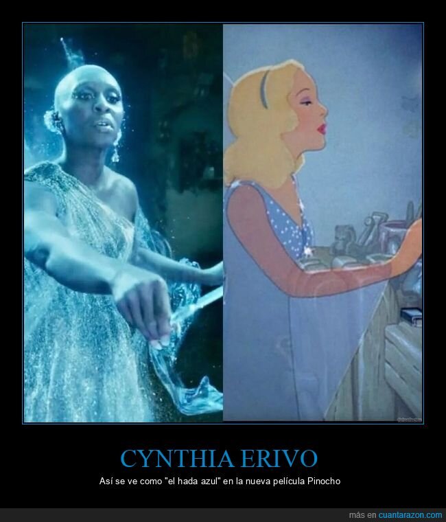 cynthia erivo,hada azul,pinocho