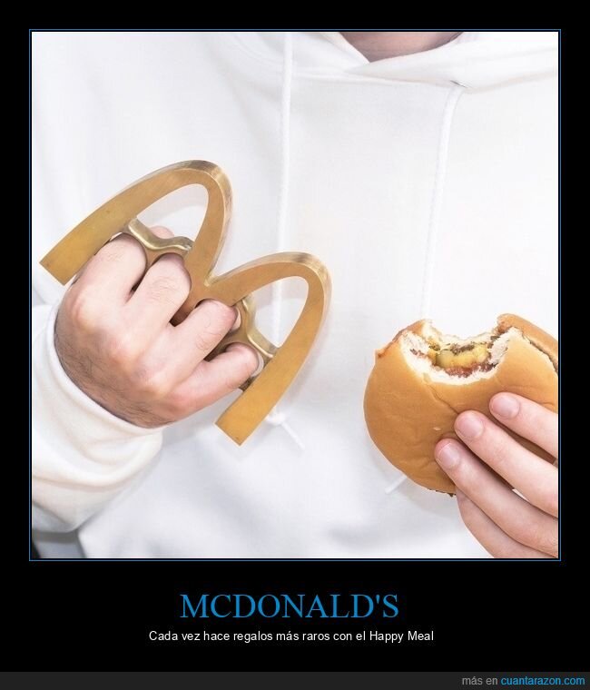 mcdonald's,puño americano
