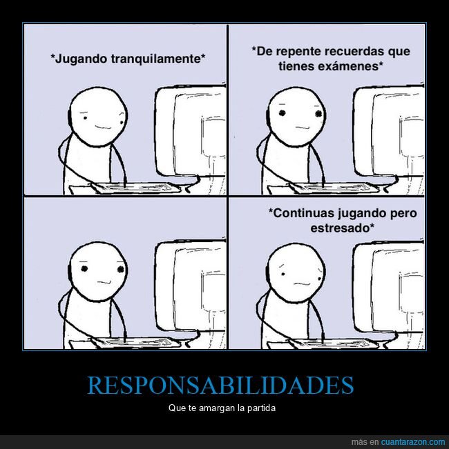 jugando,recordar,exámenes,estresado