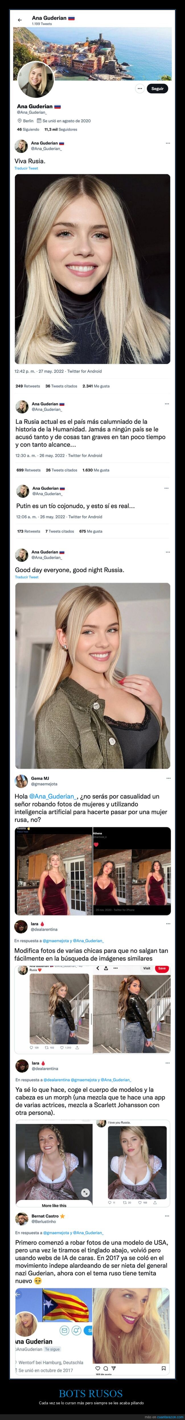 ana guderian,bot,pillada,rusia