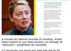 Enlace a Cosas que pasaron durante el veredicto del juicio entre Amber Heard y Johnny Depp