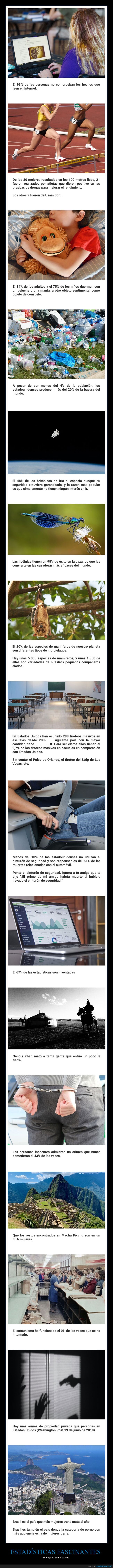 estadísticas,curiosidades