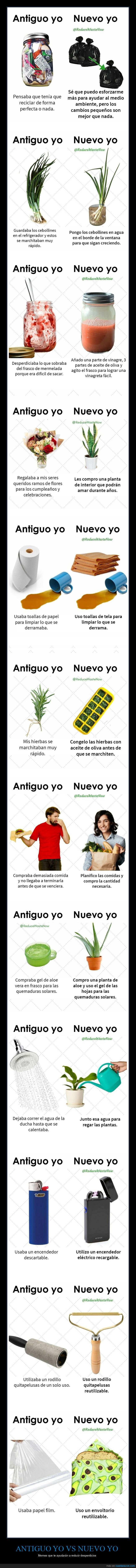 antiguo yo,nuevo yo,reciclar,medio ambiente