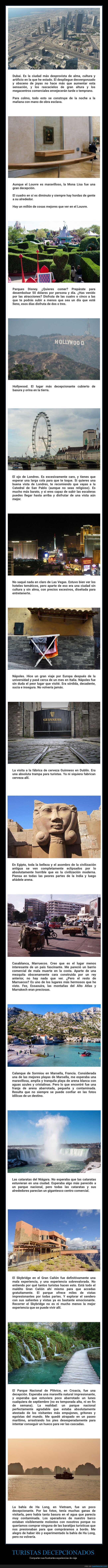 turistas,decepcionados,viajes