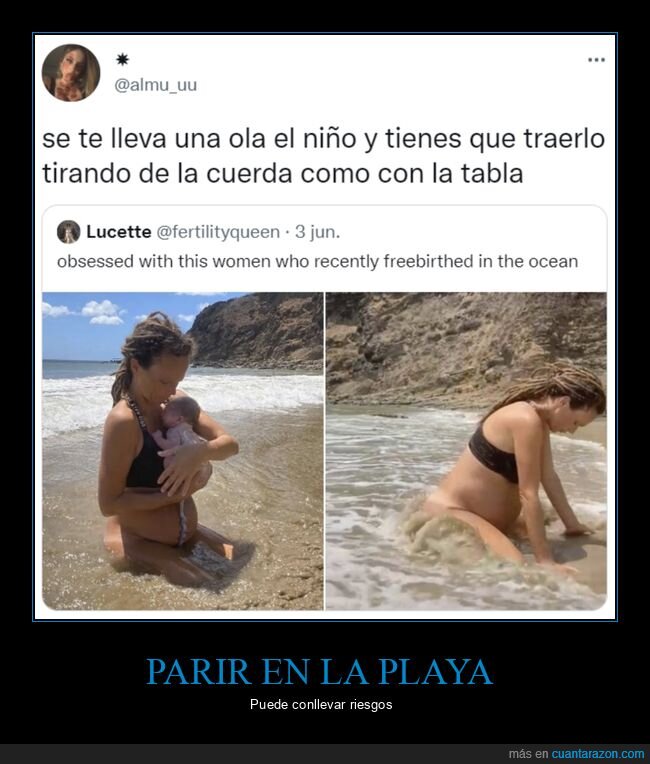 ola,niño,playa,parto