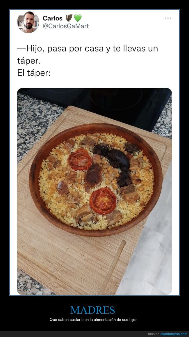 táper,madre,arroz