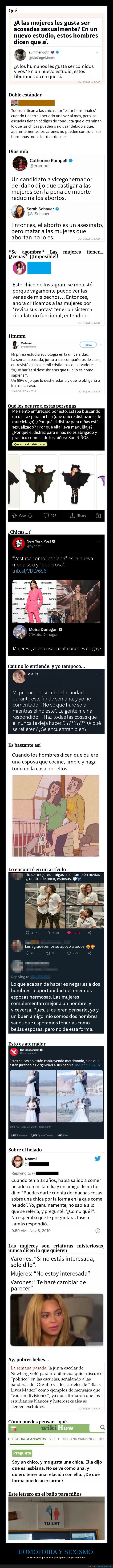 homofobia,sexismo,comportamientos