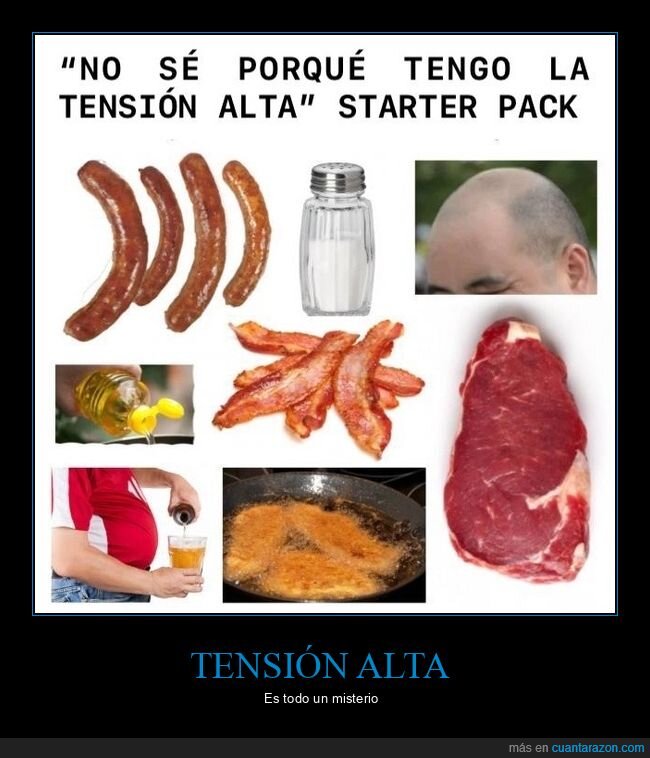 starter pack,tensión alta