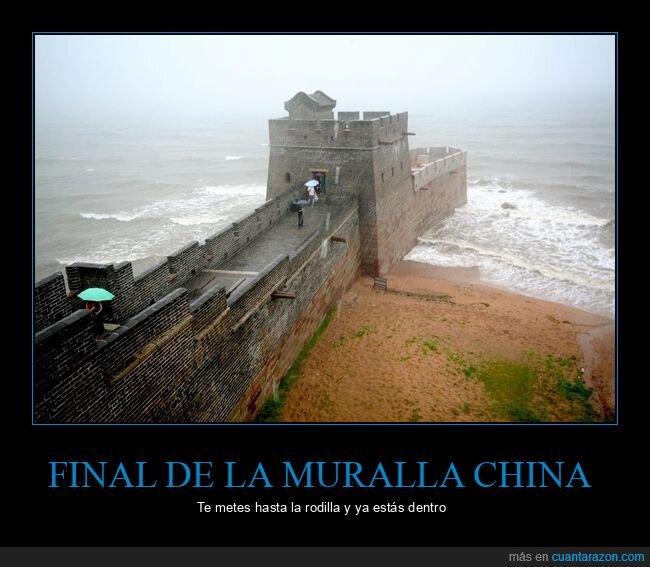 muralla china,final