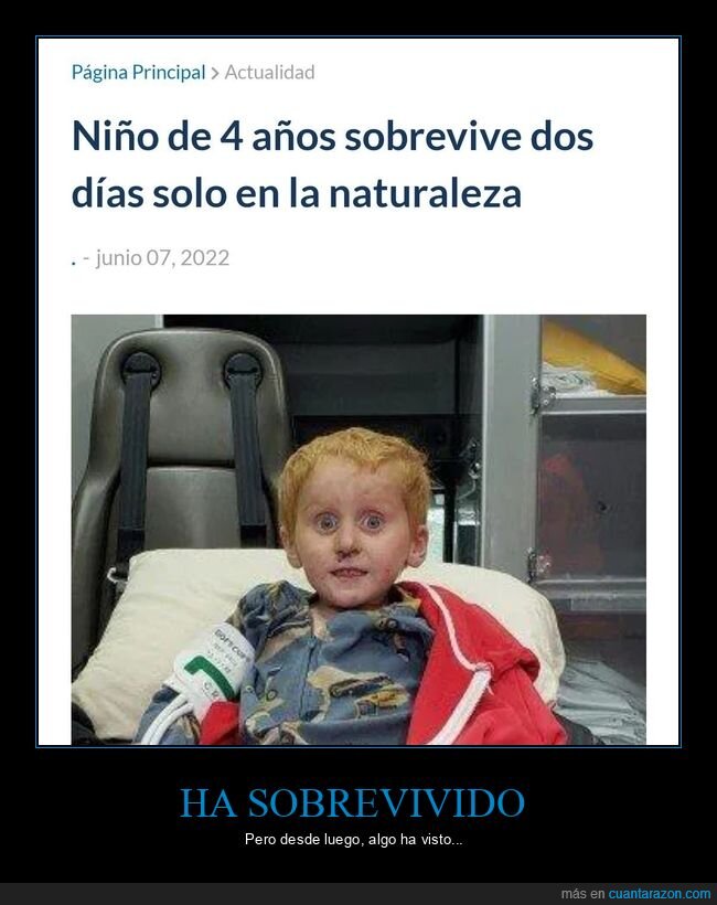 niño,sobrevivir,naturaleza,cara