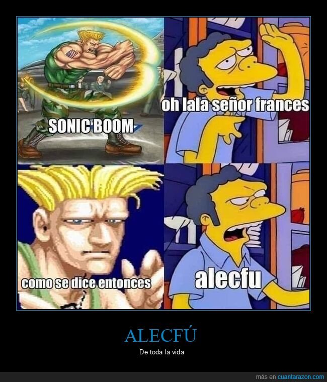 guile,señor francés,street fighter