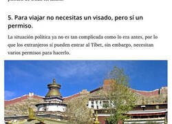 Enlace a 10 cosas que tal vez no sabías acerca del mítico e histórico Tíbet