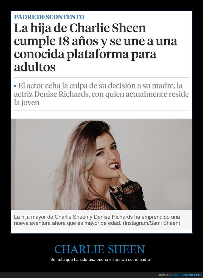 charlie sheen,hija,onlyfans