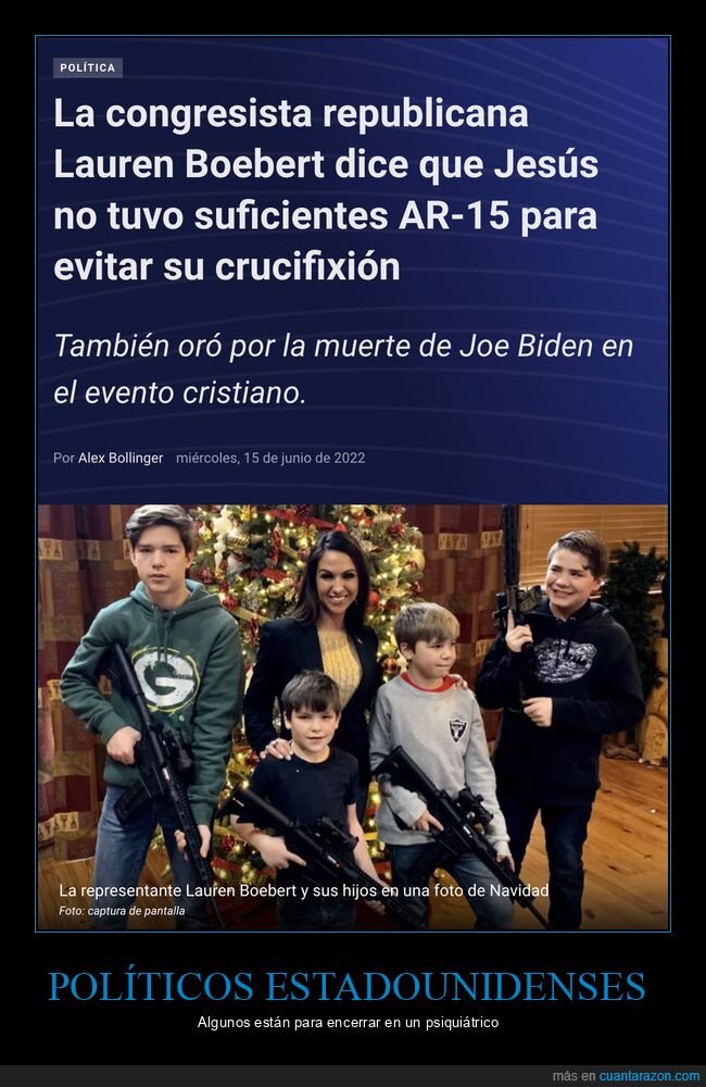 políticos,eeuu,armas,jesús