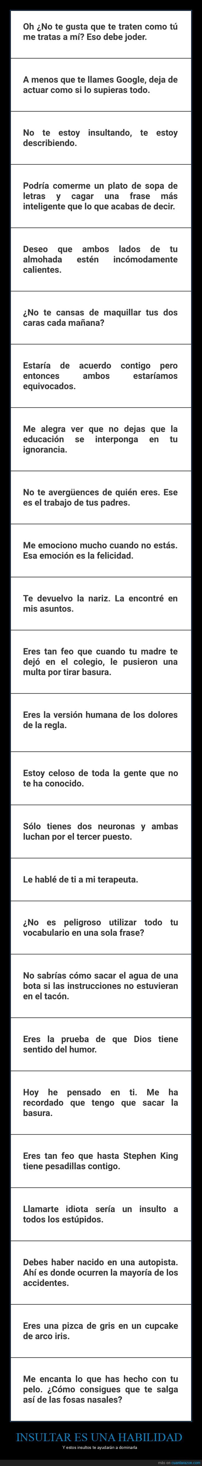 insultos,creativos