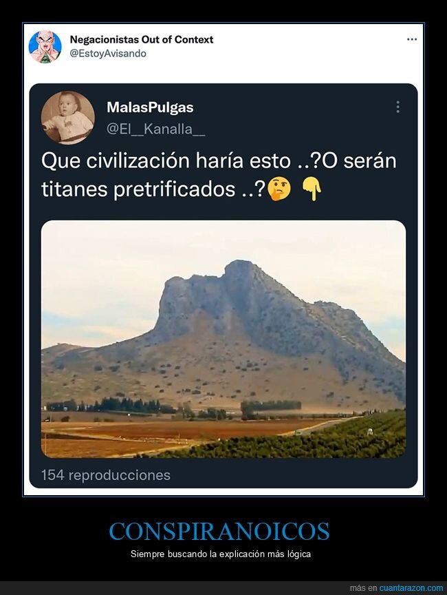 conspiranoicos,montaña,titanes