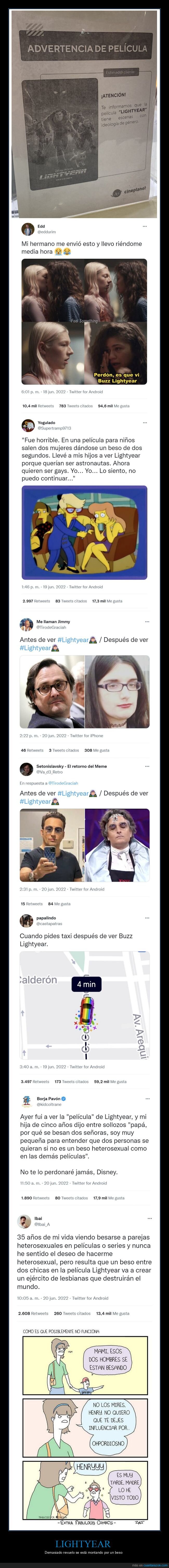 lightyear,ideología de género,beso