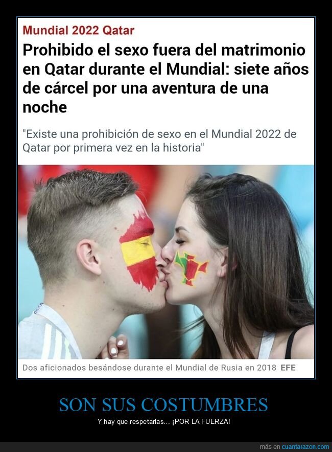 mundial,qatar,prohibición,matrimonio