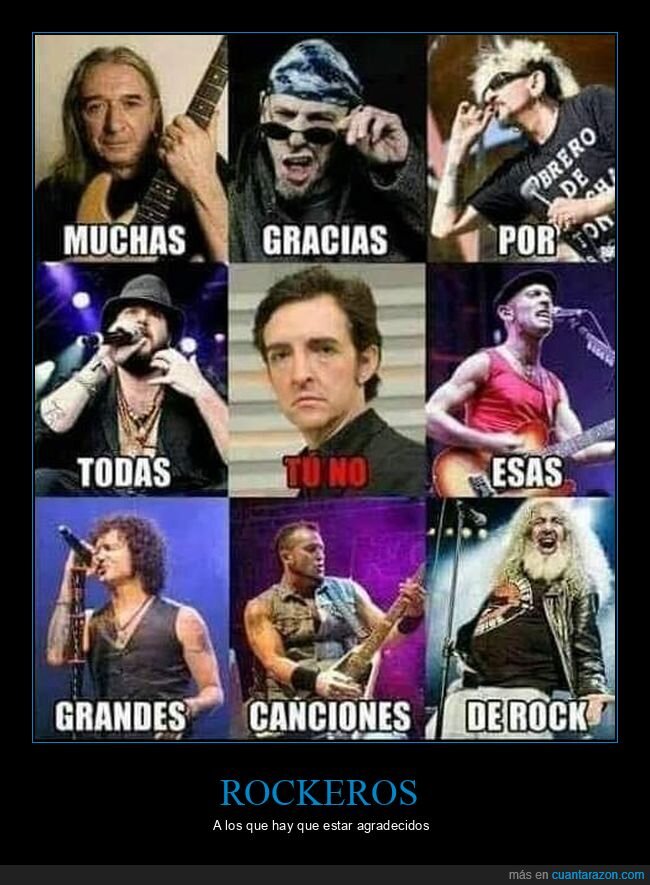 rockeros,ramoncín,agradecer