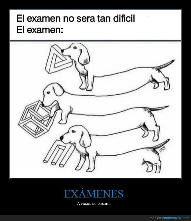 examen,difícil